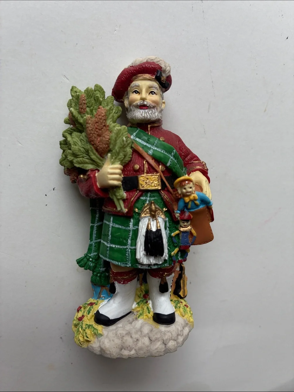 Vintage International The First Footer Scottish Santa